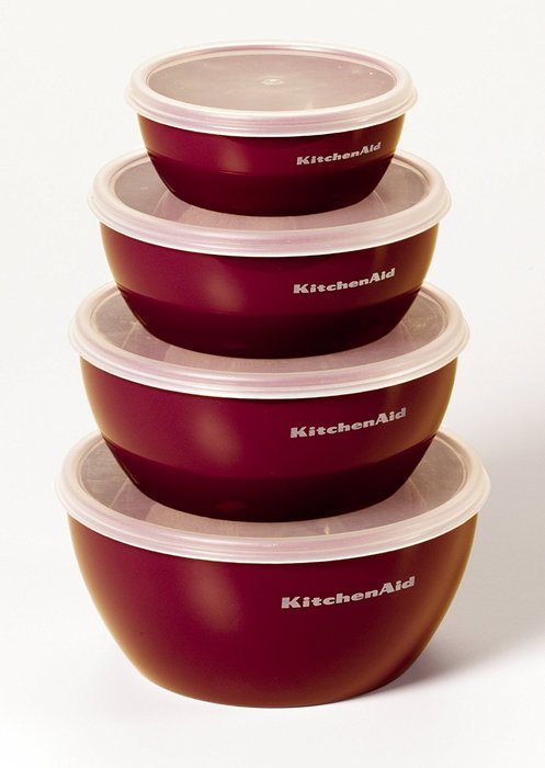 KitchenAid Prep Bowls, Set of 4, White N5