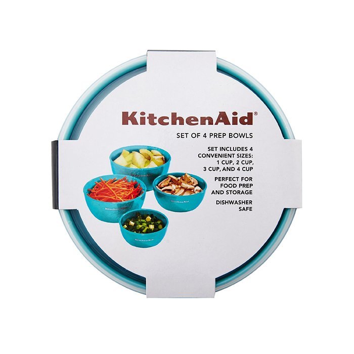 KitchenAid Prep Bowls, Set of 4, White N10