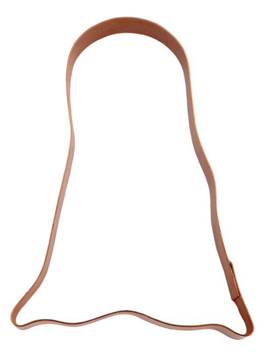 5 Inch Simple Ghost Halloween Costume Copper Cookie Cutter