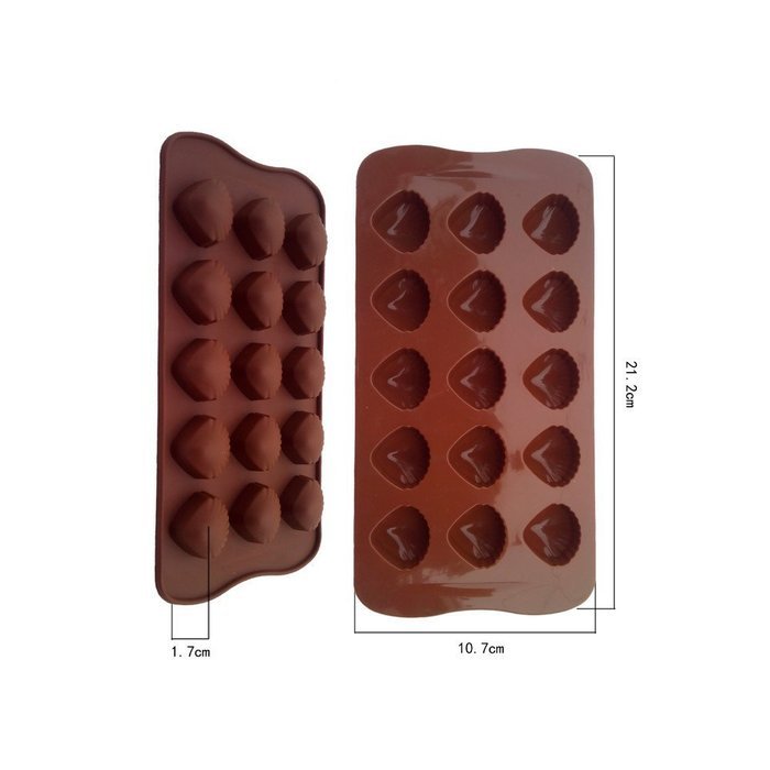 Shell Shaped Fondant Cake Chocolate Pan Candy Soap Silicone Mold Baking Pan Cake Decoration N2