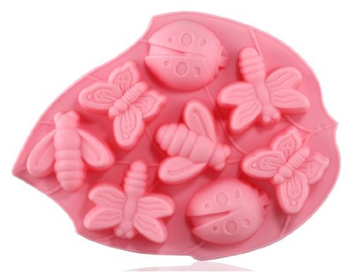 Silicone Cute Animal Shaped Cake Mold & Ice Tray (Pink)