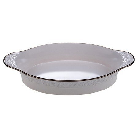 New New nal Solstice Cream Oval Baker 3.5 qt. (17.25" x 10.5" x 3")