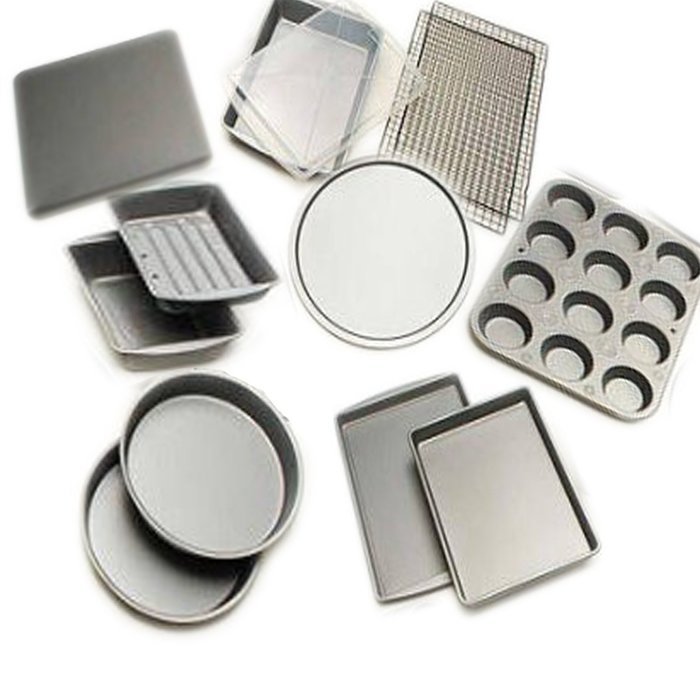 12 Piece Bakeware Set Nonstick Best for Baking Cookies, Cakes, Muffins, Pizzas, Pastas and More Dishwasher-safe... N4