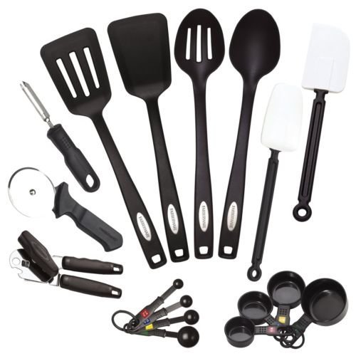 Farberware 17 Piece Classic Kitchen Utensils Baking Cooking Tools Starter Set