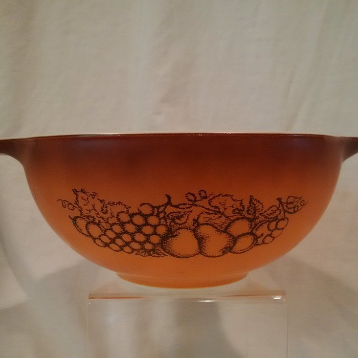 Old Orchard Harvest Mixing Bowl, Pyrex Old Orchard Mixing Bowl, 2-1/2 QT Old Orchard Bowl By Corning 443, Pyrex...