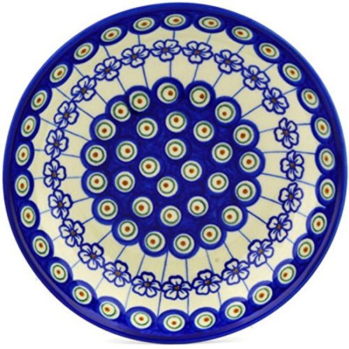 Ceramika Bona H0930F Polish Pottery Ceramic Pasta Bowl Hand Painted, 9-Inch
