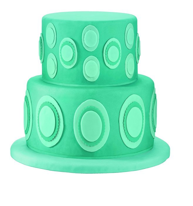 Wilton 417-2583 6-Piece Nesting Fondant Double Sided Cut Out Cutters, Oval N2
