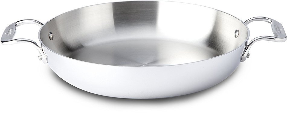 All-Clad 48118 Stainless Steel Tri-Ply Low Casserole, 11-Inch, Silver