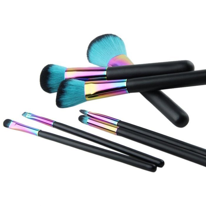 Mikey Store Cosmetic Makeup Brush Makeup Brush Eyeshadow Brush (5pc Multicolor) N22