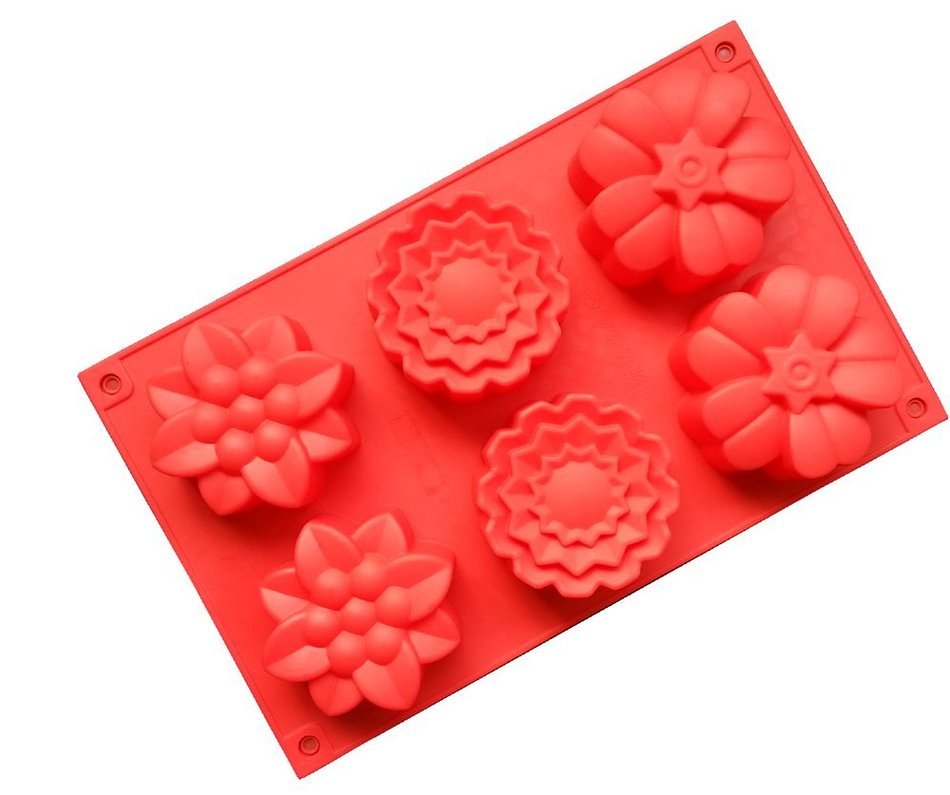 Mooncake Mold Silicone Non Stick Cake Ice Cube Mold Chocolate Jelly Candy Biscuit Moul
