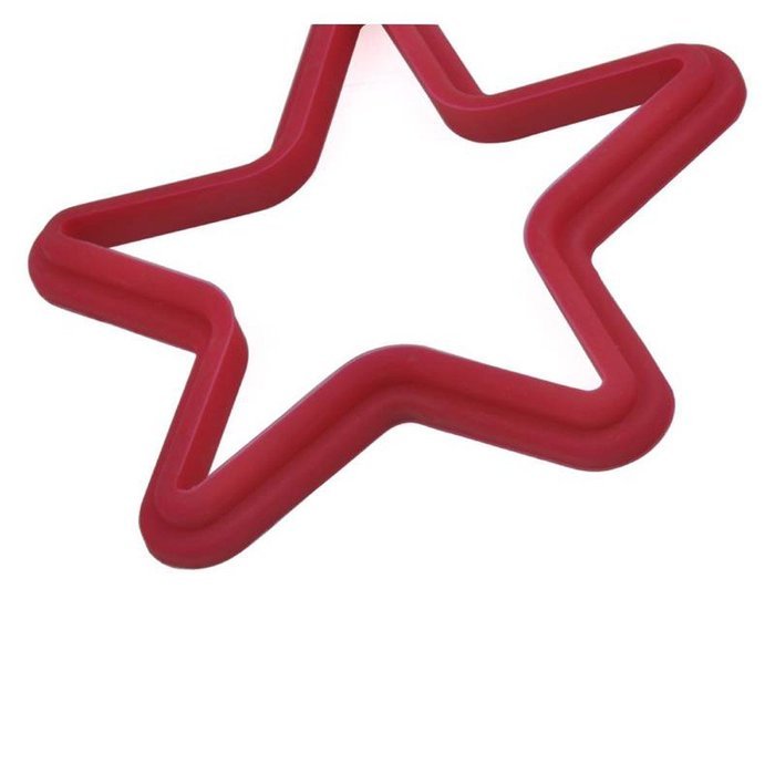 Silicone Star Shaped Cake Mold Egg Cooker Mold, Price For 1Pc,Color Randomly Send,Set Of 3 N3