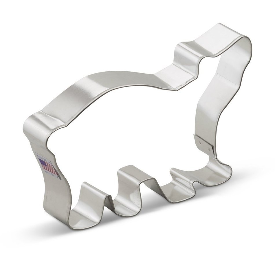 Ann Clark Polar Bear Cookie Cutter - 5.5 Inches - Tin Plated Steel