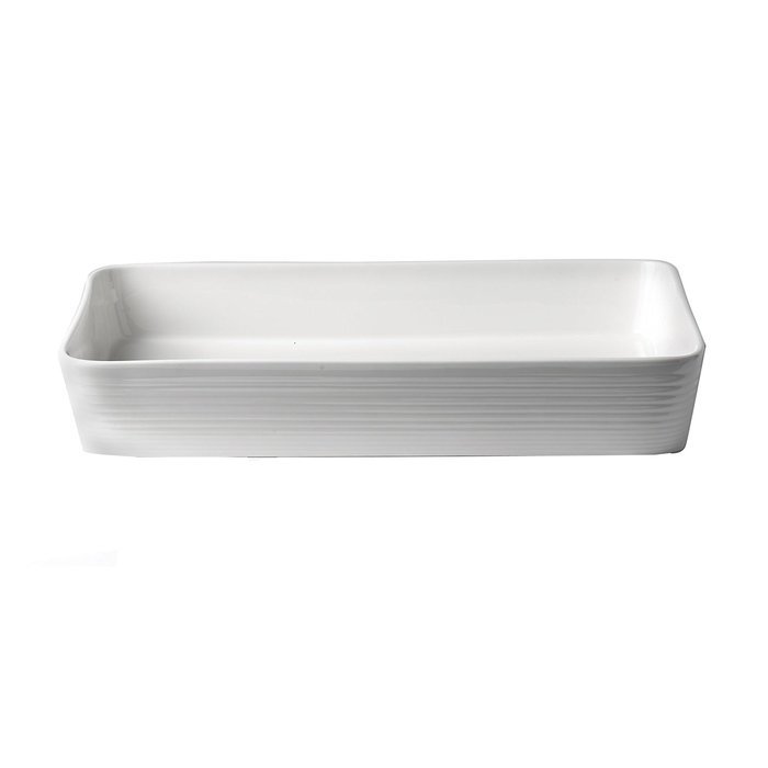 Gordon Ramsay by Royal Doulton White Porcelain 4-Quart Rectangular Roaster