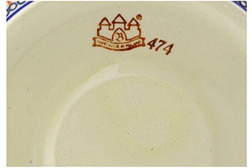 Polmedia Polish Pottery 6-inch Stoneware Heater H8502E Hand Painted from Zaklady Ceramiczne in Boleslawiec Poland... N5
