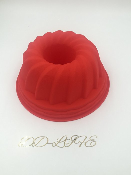 Large Lily Swirl Bundt Cake Pan Bread Chocolate Bakeware Silicone Mold N14