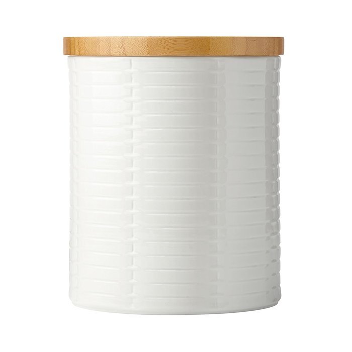 Lenox Entertain 365 Sculpture Rectangular Baker with Lid, White N9