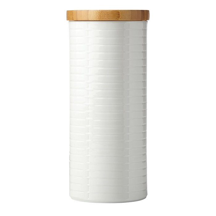 Lenox Entertain 365 Sculpture Rectangular Baker with Lid, White N14
