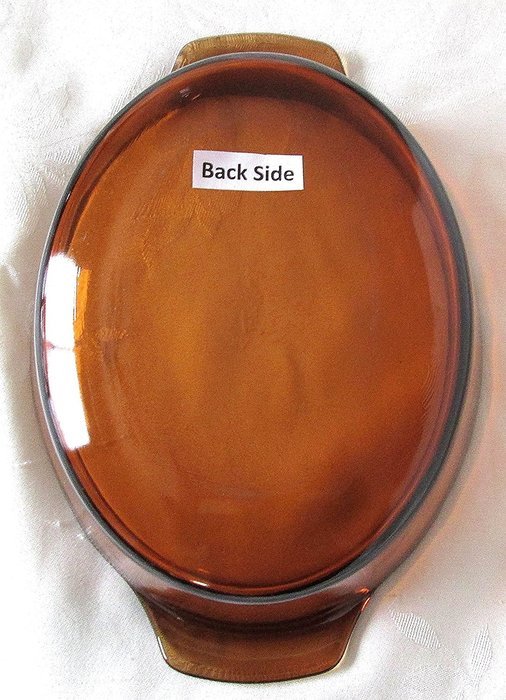 Anchor Hocking 1-1/2 Qt Amber Oval Casserole - No Lid N3