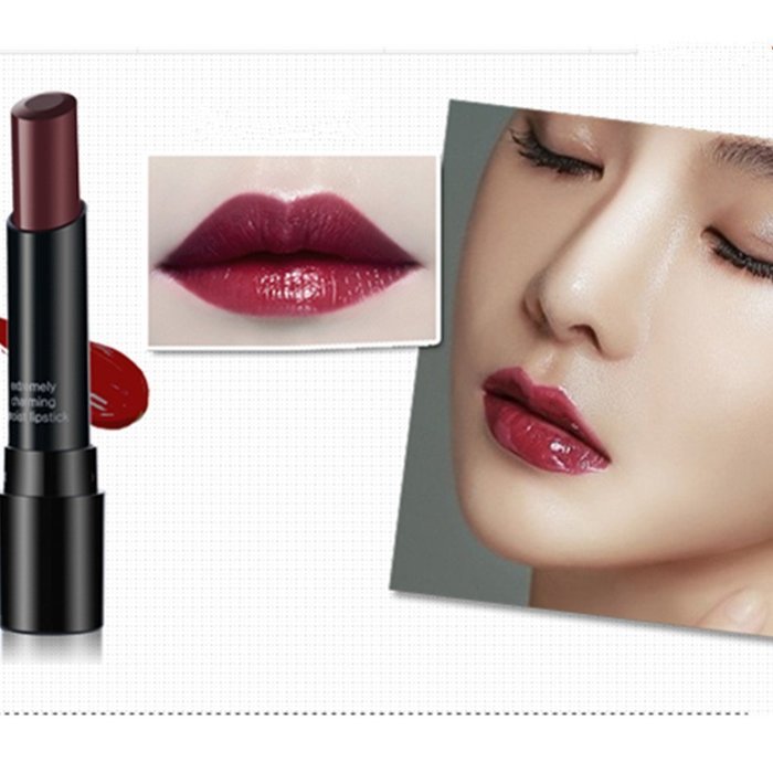 Spritech(TM) Waterproof And Long Lasting Lipsticks Moisturizing Lip Wine Red