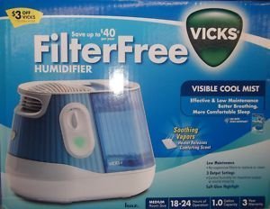 Vicks V4450 Filter Free Humidifer,Visible Cool Mist