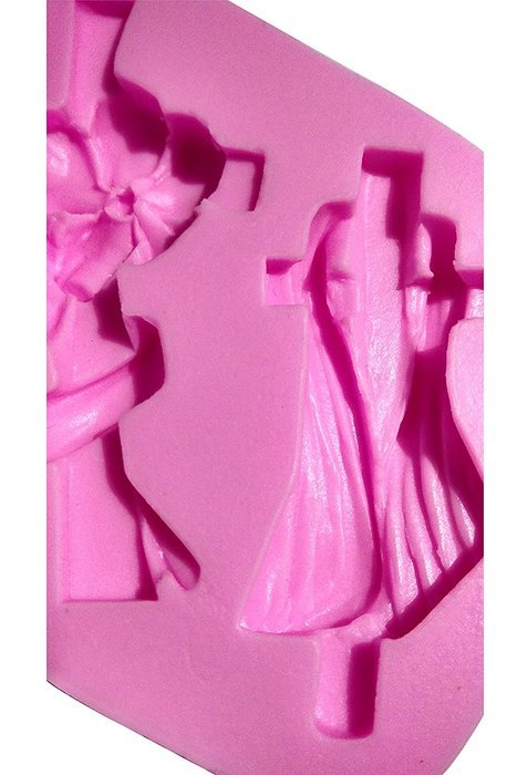 Wocuz MK589 Silicone Fancy Cross Shapes Fondant Mold Candy Making Mold Cake Decoration Gum Mould N3