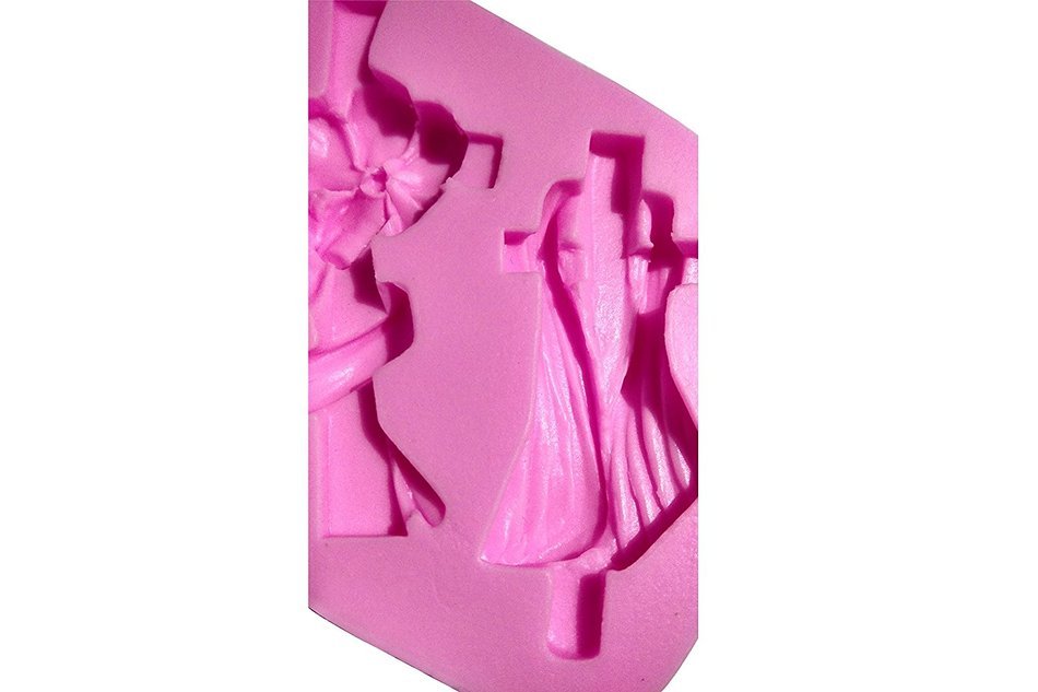 Wocuz MK589 Silicone Fancy Cross Shapes Fondant Mold Candy Making Mold Cake Decoration Gum Mould N4