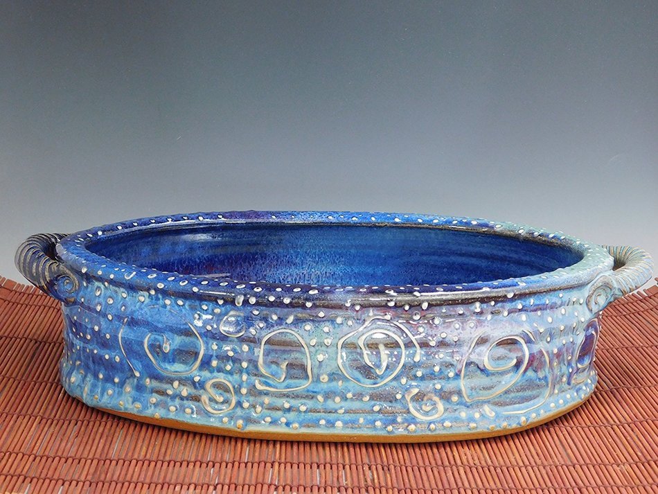Baking/Casserole Dish, Wheel Thrown, Handmade N7