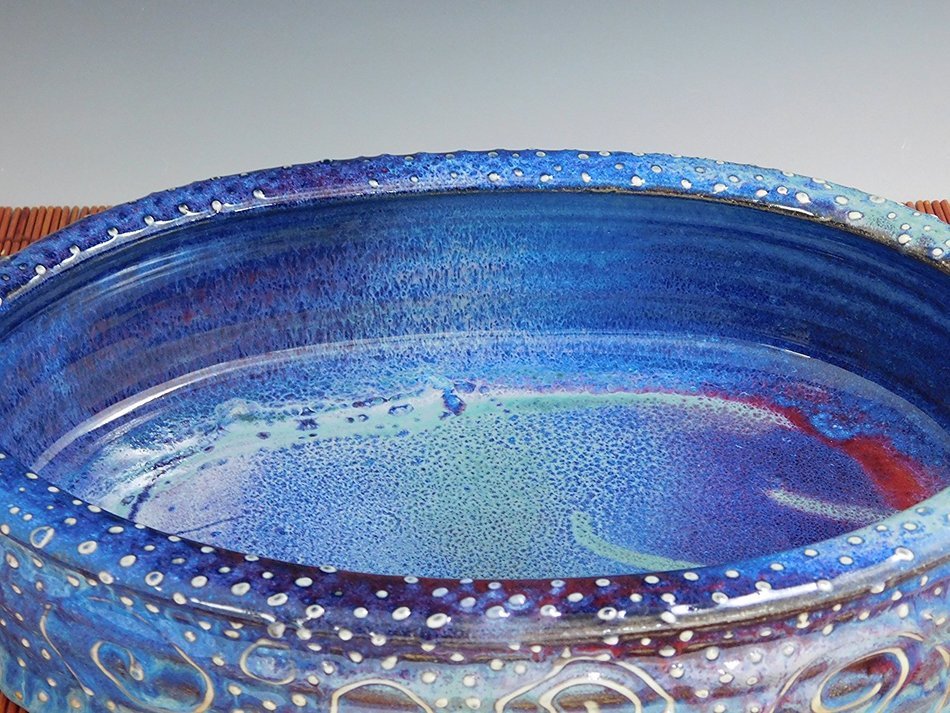 Baking/Casserole Dish, Wheel Thrown, Handmade N9