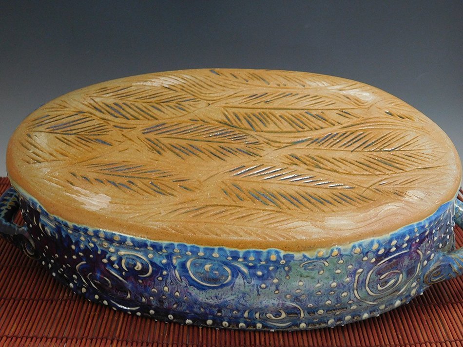 Baking/Casserole Dish, Wheel Thrown, Handmade N11