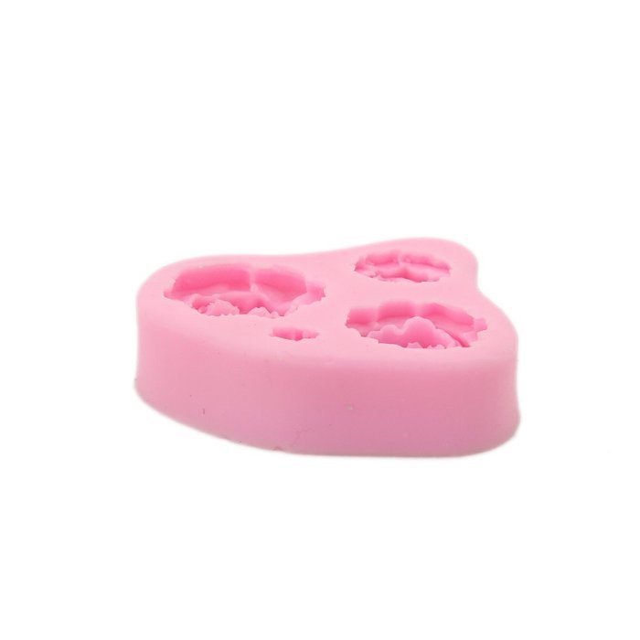 DUFUSTORE 1pc Silicon Rose Pattern Fondant Cake Sugarcraft Decorating Mold Tools N2