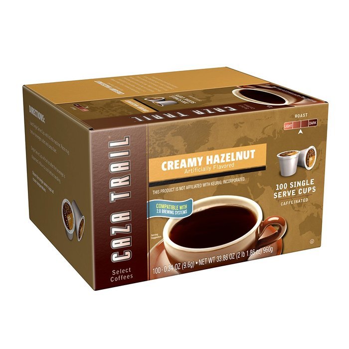 Caza Trail Coffee, Kona Blend, 100 Single Serve Cups N4