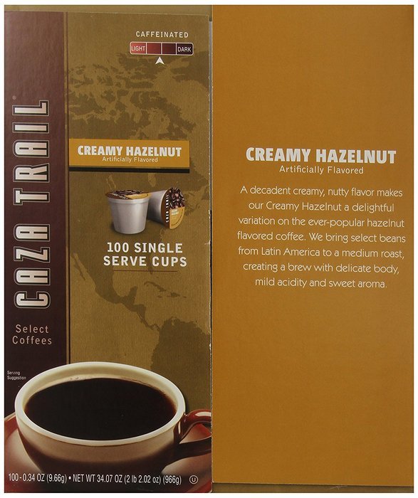Caza Trail Coffee, Kona Blend, 100 Single Serve Cups N7