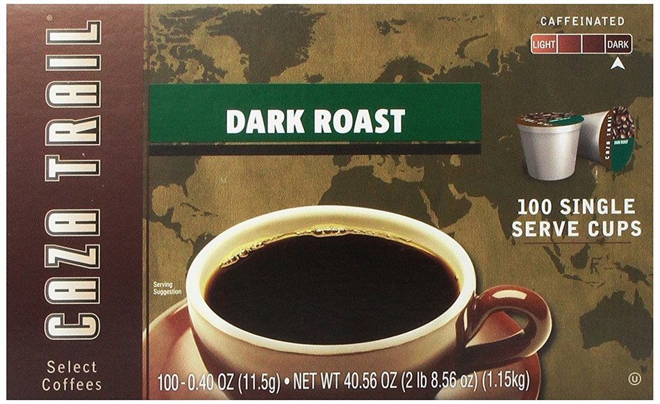 Caza Trail Coffee, Kona Blend, 100 Single Serve Cups N10