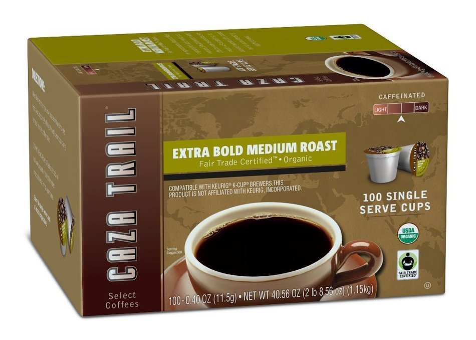Caza Trail Coffee, Kona Blend, 100 Single Serve Cups N11