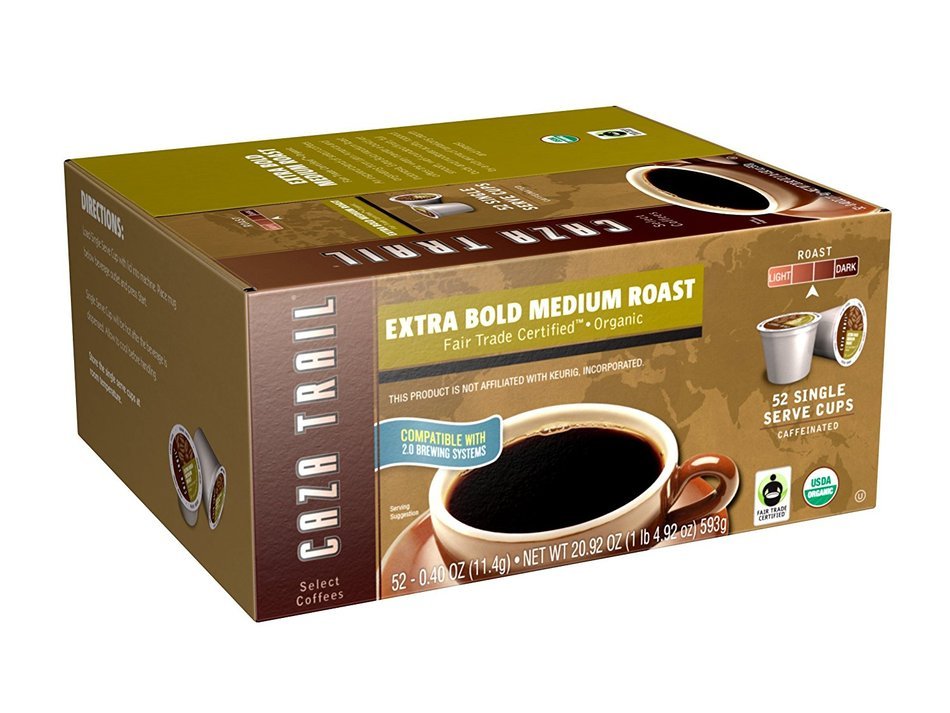 Caza Trail Coffee, Kona Blend, 100 Single Serve Cups N21