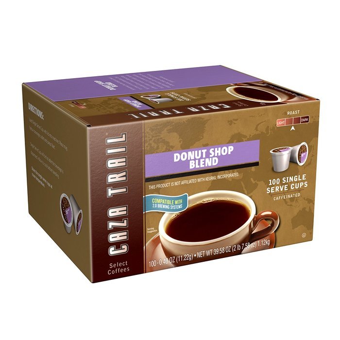 Caza Trail Coffee, Kona Blend, 100 Single Serve Cups N22
