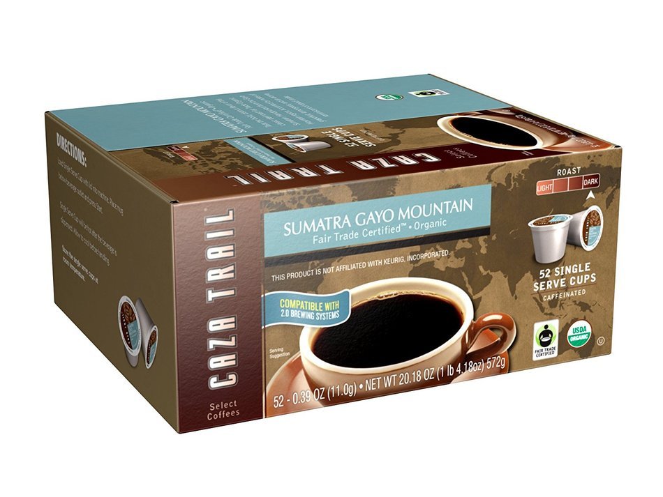 Caza Trail Coffee, Kona Blend, 100 Single Serve Cups N28
