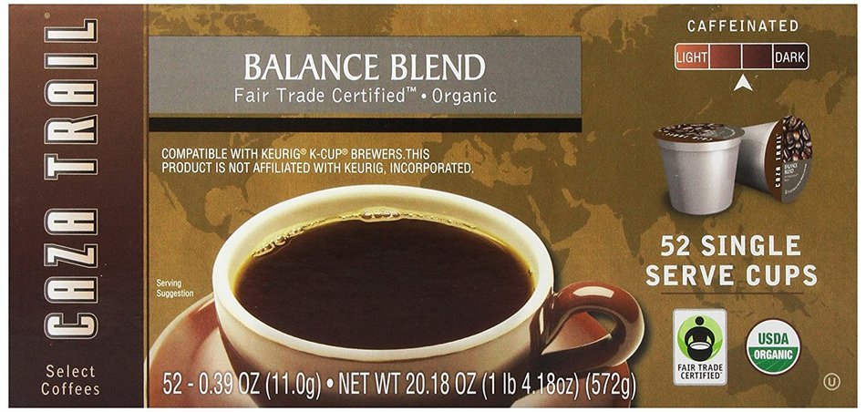 Caza Trail Coffee, Kona Blend, 100 Single Serve Cups N32