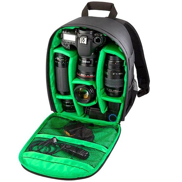 Professional DSLR Camera Backpack Shockproof Bag for Canon, Nikon, Sony, Olympus, Samsung, Panasonic, Pentax models...