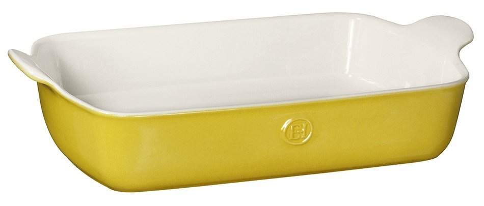 Emile Henry Made In France HR Modern Classics Large Rectangular Baker, 13 x 9", Blue N3