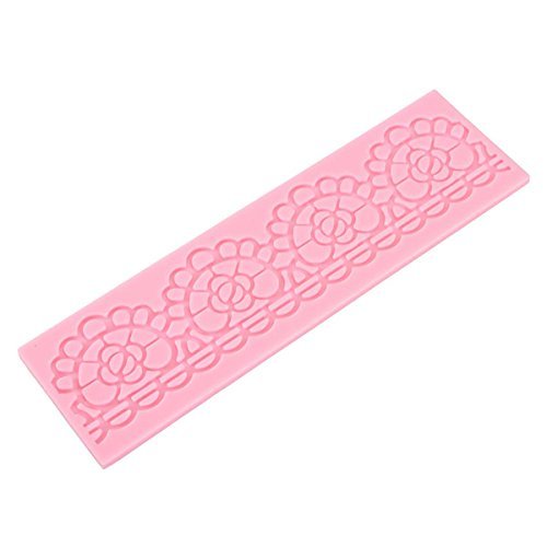 "Rose Silicone Lace Mold Chocolate Fandant Cake Decorating Mould" shopping N4