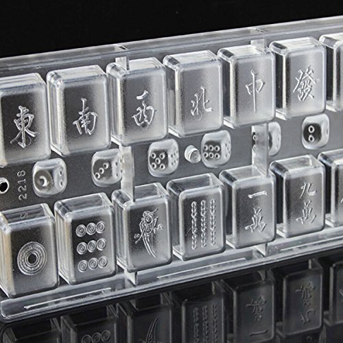 DIY Mahjong Chocolate Mold Baking Mould Mahjong 13 Unitary Cake Mold N4