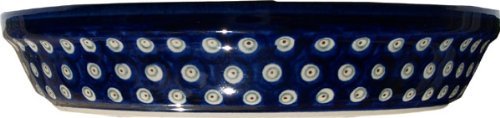 Polmedia Polish Pottery Pie dish 10" #GU879-166A Zaklady Ceramiczne H0856A N2
