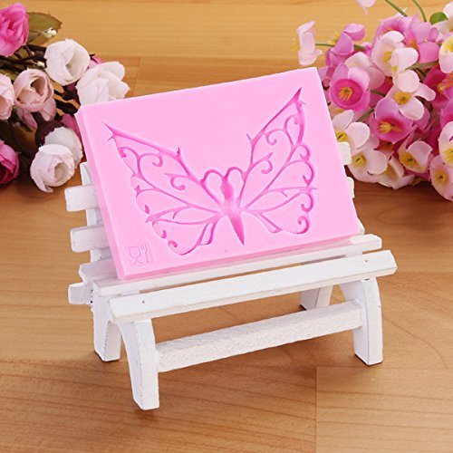 3D Butterfly Silicone Lace Mold Fondant Cake Decorating Mould N2