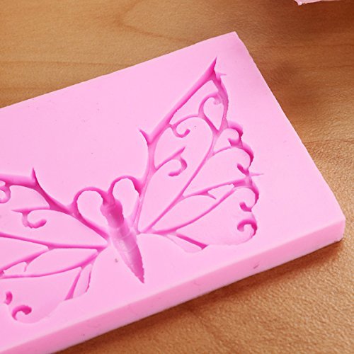 3D Butterfly Silicone Lace Mold Fondant Cake Decorating Mould N5