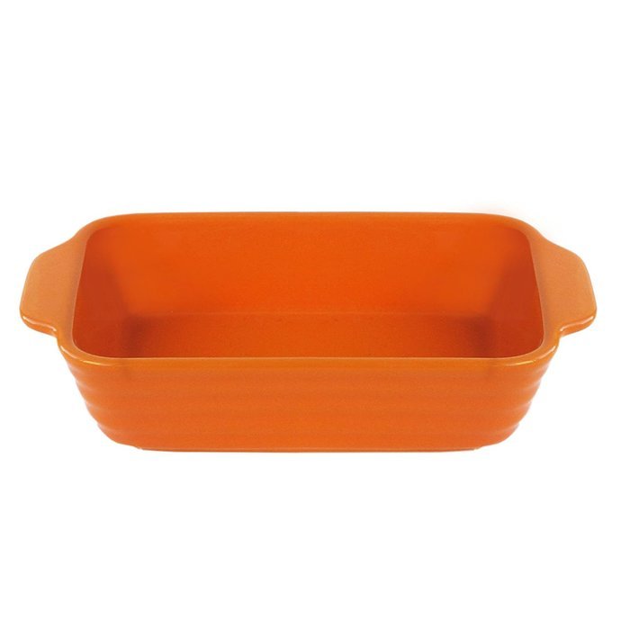 American Atelier Bistro Rectangle Bake and Serve Bowl, Orange