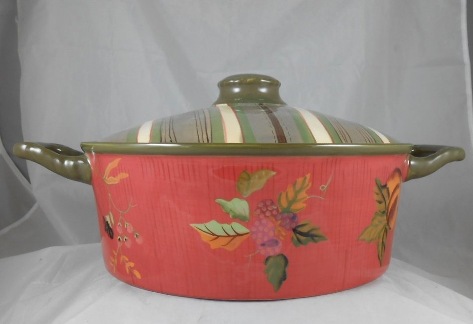 Tracy Porter Octavia Hill Collection 2 Quart Round Covered Casserole