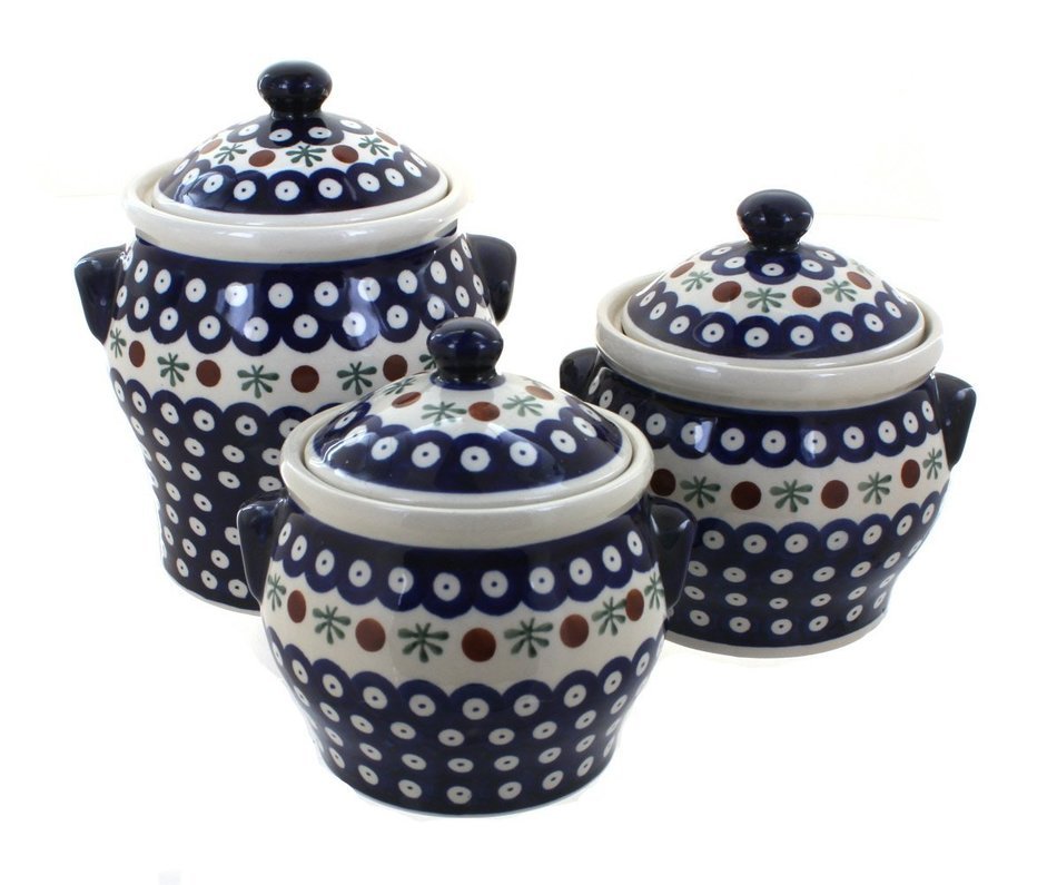 Polish Pottery Nature Canister Set free image download