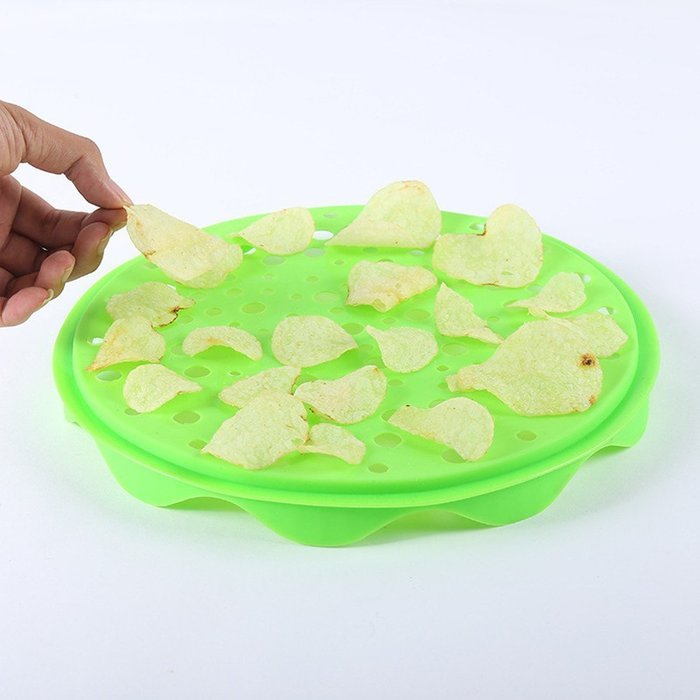 Daixers Silicone Potato Chips Bakeware (Purple) N2
