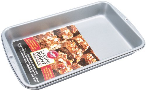 Recipe Right Biscuit/Brownie Pan 11""X7